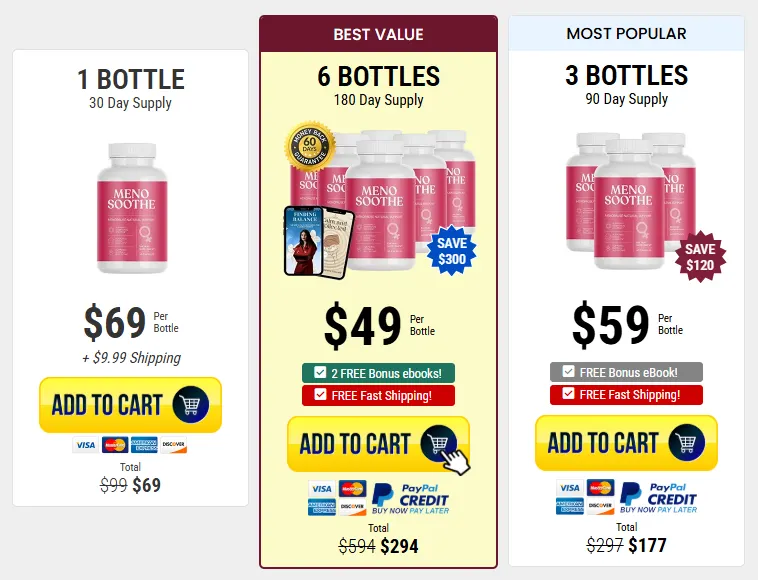 Menosoothe Price